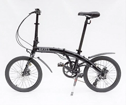 BAYES Falträder BAYES Alu Faltrad 20" Shimano 8 Gang mit Scheibenbremsen Klapprad Folding Bike (schwarz seidenmatt)