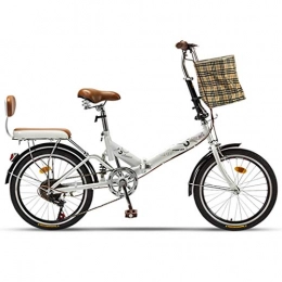 Bicicletta Fahrräder Bicicletta Faltbar, leicht, für Damen und Erwachsene, mit variabler Geschwindigkeit, Studenten zu Hause, Reisen bei der Arbeit