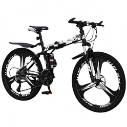 Blingko 26 Zoll Fahrrad Mountainbike MIT 21-Gang Shimano Gabelfederung Doppel Scheibenbremse Jungen-Herren Rad Bike,mit Hinterschutzblech (Weiß)