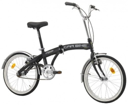 CINZIA Falträder CINZIA Klapprad Car-Bike, schwarz, Rahmenhöhe: 29 cm, Reifengröße: 20 Zoll (51 cm), 871839