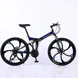 STRTG Falträder Citybike MTB, Unisex Klapprad, faltbares Sport- / Mountainbike, 24 * 26 Zoll ultraleichte tragbare Klappfahrrad, 21 * 24 * 27 Geschwindigkeit Freizeit Fahrrad