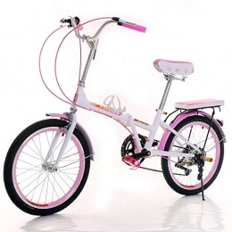 Comooc Tragbares Faltrad fr Frauen,kompakter Krper, leichtes Fahren, leicht zu tragen, kohlenstoffarm und umweltfreundlich, unverzichtbar fr Ausflge