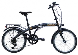 EDEN Bikes Falträder E.DE.N. Discovery Adventures Fahrrad, 20 Zoll, zusammenklappbar, 6 Gänge, Schutzblech und Gepäckträger