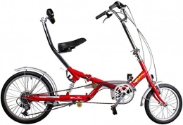 E-Fun Fahrräder E-Fun Zit-vouwfiets 20 Zoll 35 cm Unisex 6G Felgenbremse Rot