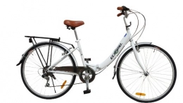 ECOSMO Falträder ECOSMO faltbar Damen Citybike 7 SP Shimano-26 alf08 W, von 66 cm