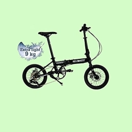 Veloquest Fahrräder Extra leichtes Klapprad Veloquest (Mystic Black)