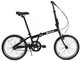FabricBike Fahrräder FabricBike Klappfahrrad, Alu-Rahmen, Single Speed, 3 Farben (Fully Matte Black)