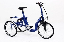Unbekannt Fahrräder Falt-Dreirad R32 5-Gang Kettenschaltung Blau