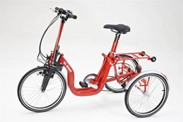 Unbekannt Fahrräder Falt-Dreirad R32 5-Gang Kettenschaltung Rot