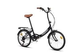 Moma Bikes Falträder Faltbares Fahrrad First Class 20”, Aluminium, SHIMANO 6 Geschwindigkeiten, Komfortsattel