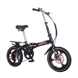 FDSH Falträder Faltbares Mountainbike, 20 Zoll, leichtes Faltrad aus Aluminium, kleines tragbares City-Cross-Country-Fahrrad mit Variabler Geschwindigkeit-B