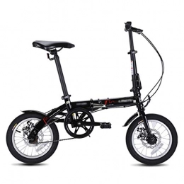 MFB Fahrräder Faltrad for Erwachsene Männer und Frauen Single Speed ​​Leichtes Mini Folding Bike mit Scheibenbremse