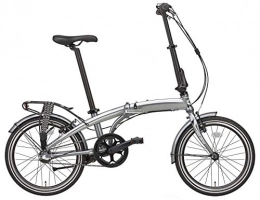 POPAL Fahrräder Folding Bike Folding POPAL Subway 20 Inch Aluminium Frame with Shimano 3 Gears Grey