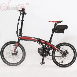 HalloMotor Fahrräder Free Shipping Mini Foldable Ebike 36V 500W 8Fun / Bafang Hub Motor 20 Inch Fat Tire Electric Bicycle With 36V 15AH Lithium Battery