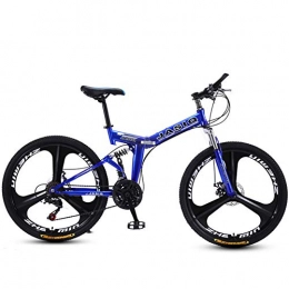 FSGBIKE Fahrräder FSGBIKE Doppelscheibenbremse Folding Mountain Bike 24 Zoll Adult Reise Werkzeug, Nicht geeignet für Extremsport, Empfohlene Last: 100kg