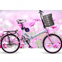 GWL Fahrräder GWL Unisex Fahrrad Faltrad, 20", Herren-Fahrrad & Jungen-Fahrrad, Licht Aluminium Faltrad, V-Bremsen vorne und hinten / Pink