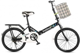 GYLEJWH Fahrräder GYLEJWH 20-Zoll-Faltrad-Faltrad Für Männliche Und Weibliche Studenten, Portable Fahrrad Geeignet Für Outdoor-Reisen