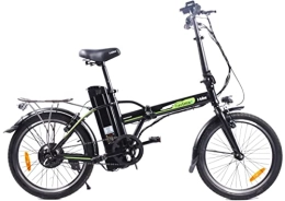 i-Bike Fahrräder i-Bike Unisex – Erwachsene Fold Green 21 Elektrofahrräder klappbar, Schwarz, Einheitsgröße