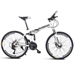 Kays Fahrräder Kays Mountainbike Mountainbike, 26" Unisex Faltbare Ravine Bike 24 Geschwindigkeiten Carbon-Stahlrahmen-Scheibenbremse Vorderachsfederung