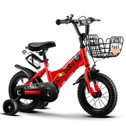Bicicletta Falträder Kinderfahrrad für Jungen 5-10 Jahre zusammenklappbar 115*58*72cm rot