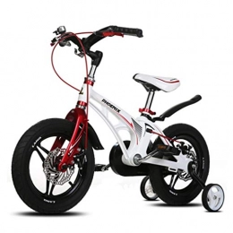 Bicicletta Fahrräder Kinderfahrrad für Kinder, 14 Zoll, 16 Zoll, integrierter Rahmen aus Magnesiumlegierung für Studenten. 108*62cm weiß