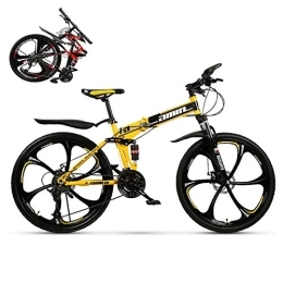 STRTG Falträder Klappfahrrad, Faltbares Sport- / Mountainbike / ultraleichte tragbare Faltbares Fahrrad, Quick-Fold-System, 24 * 26 Zoll 21 * 24 * 27 * 30Geschwindigkeit leicht und robust Klapprad