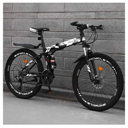 STRTG Falträder Klappfahrrad, leicht und robust Faltbares Fahrrad, faltbares Sport- / Mountainbike+ultraleichte tragbare Falträder MTB, 24 * 26Zoll 21 * 24 * 27 Geschwindigkeit Unisex Fahrrad