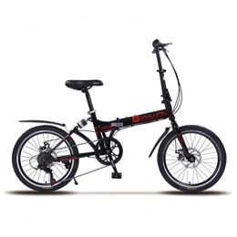 VELO Fahrräder Klapprad, faltbar, leicht, leicht, mit variabler Geschwindigkeit, klein, tragbar, für Erwachsene, Metall, schwarz, 155*75*110cm