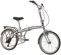 Cicli Cinzia Fahrräder Klapprad Faltrad Aluminium Car Bike 20 Zoll 6 Gang Shimano Silber