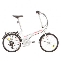 BIKE SPORT LIVE ACTIVE Falträder Klapprad Faltrad Fahrrad Bikesport NOMAD 20 Zoll Shimano 6 GANG (Weiß)