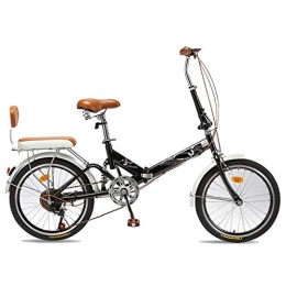 Klappräder Fahrräder Klappräder Fahrräder tragbare Faltbare Fahrräder Mountain Shift Sportfahrräder leichte kleine Erwachsene Arbeitsfahrräder (Color : Black, Size : 150 * 10 * 110cm)