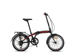 Geroni Falträder KRON FOLD 3.0 Klapprad 20 Zoll | Faltrad Shimano 7 Gang-Schaltung 14 Zoll Rahmen | Faltbares Fahrrad mit V-Bremse