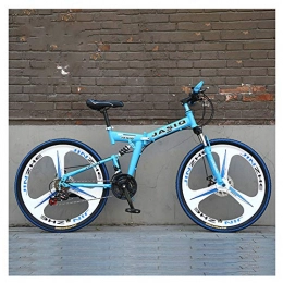 KXDLR Fahrräder KXDLR 26-Zoll-Berg-Fahrrad, City Road Fahrrad-Reiten Damping Herren MTB Sport Und Freizeit Mit Doppelscheibenbremse (Größe: 21 Speed), Blau