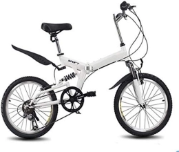 L.HPT Fahrräder L.HPT 20-Zoll-Faltrad 6 Fahrrad mit Variabler Geschwindigkeit Rennrad für Kinder Mountainbike Tragbares leichtes Faltrad für Kinder