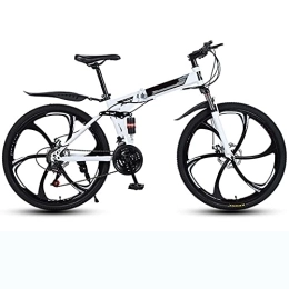 YARUMD FOOD Falträder Laufrad für Kinder und Erwachsene, aus Hartstahl, 66 cm Speichenrad, Mountainbike, Doppelscheibenbremse, mzusammenklappbar, Mountainbike