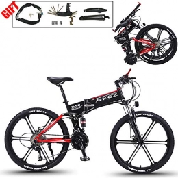LIN-Reliable Fahrräder LIN-Reliable Elektrofahrrder mit 36V 8Ah Li-Batterie, Faltrad Mountainbike E-Bike, 26 Zoll Reifen 27 Speed Fahrrad intelligente Elektrofahrrad
