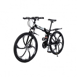 LIU Falträder liu 30 Geschwindigkeits-erwachsenes Mountainbike, Fahrrad Kohlenstoffstahl Doppelscheibenbremse Falten MTB Student Fahrrad Männer Und Frauen Outdoor Bikes, 24speed