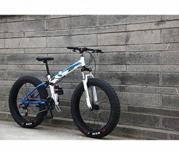 LJLYL Falträder LJLYL Fahrrad faltbares Mountainbike-Fahrrad, Aluminiumlegierungsräder, Vollfederung, Soft-Tail-Rahmen aus hohem Kohlenstoffstahl, Doppelscheibenbremse, A, 24 inch 7 Speed