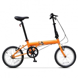 LXJ Fahrräder LXJ 16-Zoll-ultraleichtes Tragbares Faltrad, Single-Speed-V-Bremsen Vorne Und Hinten, City-Pendler-Roller, Geeignet for Erwachsene Männer Und Frauen Sowie Jugendliche
