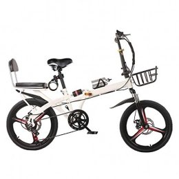 LXJ Fahrräder LXJ Leichtes Faltrad, Einteiliges 20-Zoll-Rad, Doppelstoßdämpfer Mit Variabler Geschwindigkeit Vorne Und Hinten, Erwachsene Männliche Und Weibliche Stadtfahrräder
