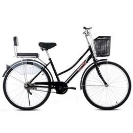 LXYStands Fahrräder LXYStands Fahrrad für Erwachsene Frauen Leichtes, kohlenstoffhaltiges Stahl-Outdoor-26-Zoll-Fahrrad für Studenten / Studenten mit Einer Geschwindigkeit, City Student Commuter Car Outdoor-Rennräder