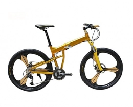 MASLEID Fahrräder MASLEID 26 Zoll × 27 Zoll Klapp Mountainbike, Gold