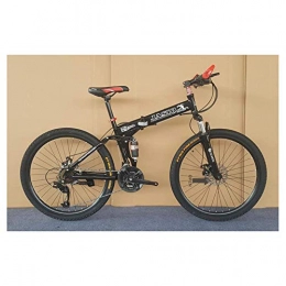 Mnjin Fahrräder Mnjin Outdoor-Sport 21-Gang-Mountainbike, 26-Zoll-Aluminiumlegierungsrahmen, doppelt gefedertes hydraulisches Doppelscheiben-Bremsrad, Offroad-Reifen