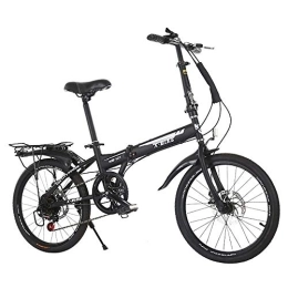 MOMAMO Fahrräder MOMAMO Tragbar Faltrad, Unisex Klappfahrrad, Quick-Fold-System, 20 Zoll Lightweight Klapprad, Doppelscheibenbremse, First-Class Folding City Bike für Stadtreiten und Pendeln