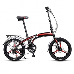 Mountainbikes, Kids'Bikes Faltrad Mit Variabler Geschwindigkeit Fahrrad Junge Mädchen Kleines Fahrrad, Ultra Light Portable 20 Zoll (Color : Black)