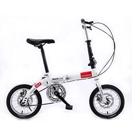 N / E Fahrräder N / E 14-Zoll-Klappfahrrad, einstellbare Lenker und Sitz, tragbare Ultra-licht-Variable Geschwindigkeit Erwachsener Faltrad, geeignet für Jugendliche und Erwachsene