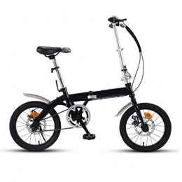 NIUYU Fahrräder NIUYU Faltrad Klapprad, Ultraleicht Single Speed Folding Citybike Tragbare Cityrad für Damen Jungen-Mädchen Schüler City Commuter-D-16Zoll