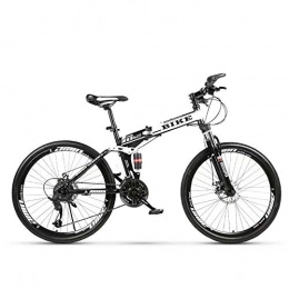  Falträder Novokart-faltbares Mountainbike, Fitness im Freien, Freizeitradfahren, 24 Inches(Zoll) Speichenrad, wei