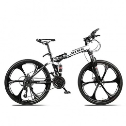  Fahrräder Novokart-faltbares Sport- / Mountainbike / Fitness im Freien / Freizeitradfahren / 24 inches (Zoll 6 Cutter Wheel, Weiß