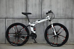  Falträder Novokart-faltbares Sport- / Mountainbike / Fitness im Freien / Freizeitradfahren / 26 inches (Zoll 10 Cutter Wheel, Wei